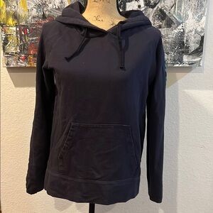 James Perse Black Relaxed Hoodie Sweatshirt size 4-6